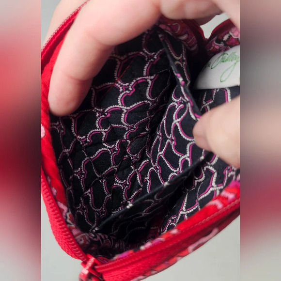 Vera Bradley Frankly Scarlet Zippered Wristlet Wallet - Picture 10 of 13